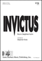 Invictus TTB choral sheet music cover